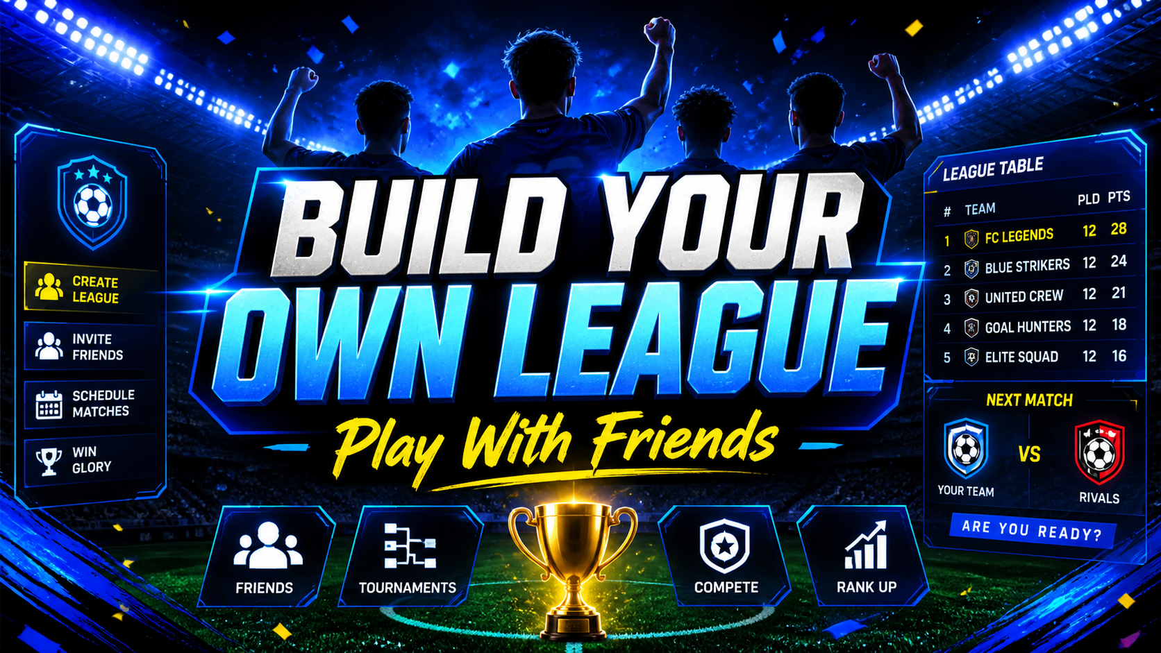 Build Your Own League — Private · Invite-Only